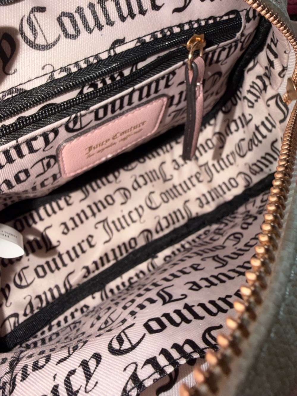 NWT Juicy Couture Berry Sweet Camera Bag Crossbody White Crystal Strawberry - Picture 7 of 8